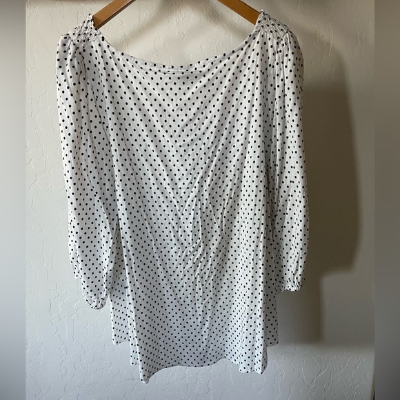 Torrid Black & White Polka Dot Women’s Blouse, Size 3–NWT!••• - Picture 4 of 14